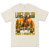 Bone western rodeo Premium Tee - texasbilliewilder