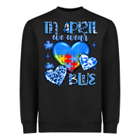 Black in april we wear blue Heavyweight Sweatshirt - JahusDesignShop