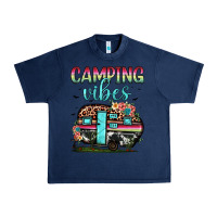 Navy camping vibes Urban Heavy Tee - JahusDesignShop