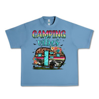 Pebble Blue camping vibes Urban Heavy Tee - JahusDesignShop