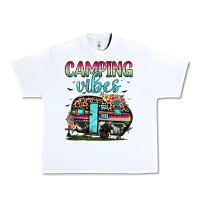 White camping vibes Urban Heavy Tee - JahusDesignShop