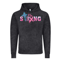 Vintage Black strong with cross ribbon Vintage Hoodie - HRA Design Shop