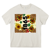 Cream juneteenth 1865 sunflowers Heavy Core Tee - Artiststas