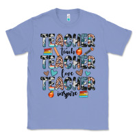 Colony Blue teacher teach love inspire Classic Tee - JahusDesignShop