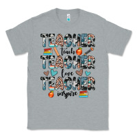 Heather Grey teacher teach love inspire Classic Tee - JahusDesignShop