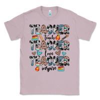 Lilac teacher teach love inspire Classic Tee - JahusDesignShop