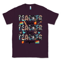 Plum teacher teach love inspire Classic Tee - JahusDesignShop