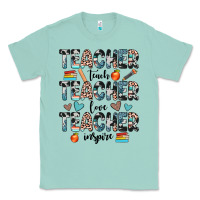 Seafoam teacher teach love inspire Classic Tee - JahusDesignShop