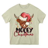 Mossy mooey christmas Heavy Core Tee - MaliasSmallBusiness
