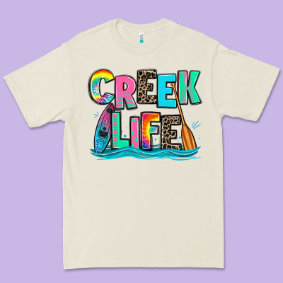Creek Life Kayaking Premium Tee Designed By Zillion Design Studio