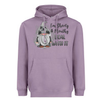 Lavender im shorty mouthy deal with it gnome Heavyweight Hoodie - MaliasSmallBusiness