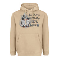 Mushroom im shorty mouthy deal with it gnome Heavyweight Hoodie - MaliasSmallBusiness