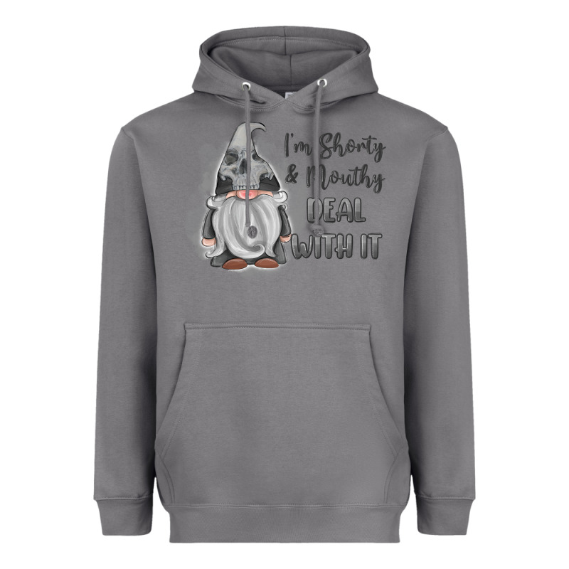 Im Shorty Mouthy Deal With It Gnome Heavyweight Hoodie by MaliasSmallBusiness | Teevron