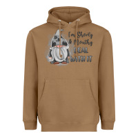 Toasted Coconut im shorty mouthy deal with it gnome Heavyweight Hoodie - MaliasSmallBusiness