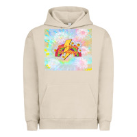 Pigment French Oak don't worry be happy Urban Hoodie - TumblerDesignByShophia