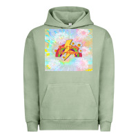 Pigment Oil Green don't worry be happy Urban Hoodie - TumblerDesignByShophia