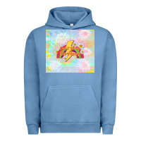 Pigment Pebble Blue don't worry be happy Urban Hoodie - TumblerDesignByShophia