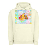 Pigment Pistachio don't worry be happy Urban Hoodie - TumblerDesignByShophia