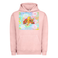 Pigment Salmon don't worry be happy Urban Hoodie - TumblerDesignByShophia