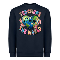 Navy teachers change the world Heavyweight Sweatshirt - JahusDesignShop