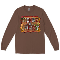 Chestnut merry and bright Long Sleeve Tee - AdoDesignShop