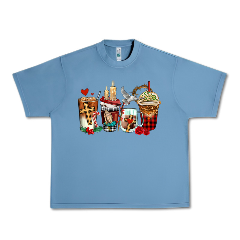 Religious Coffee Cups Urban Heavy Tee by AdoDesignShop | Teevron