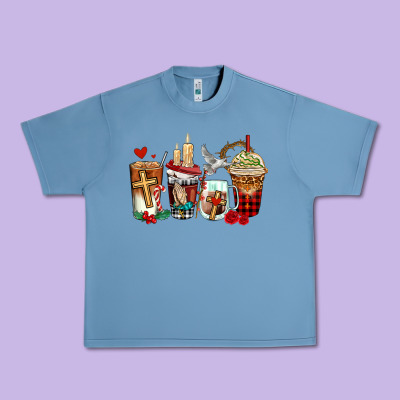 Religious Coffee Cups Urban Heavy Tee Designed By Adodesignshop