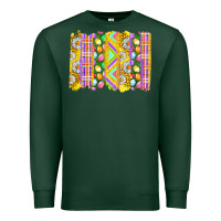 Sports Green Easter Brushstrokes Premium Sweatshirt - BundleAndBundleShop