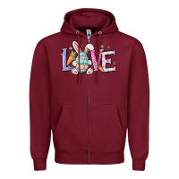 Love Easter Zipper Hoodie | Teevron