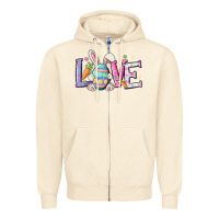Sandshell love easter Zipper Hoodie - MaliasSmallBusiness