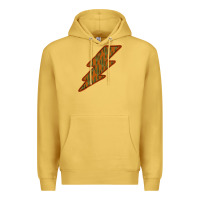 Antique Gold Western Cactus Lightning Orange Background Premium Hoodie - Bettercallsaul