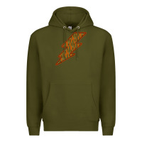 Army Green Western Cactus Lightning Orange Background Premium Hoodie - Bettercallsaul