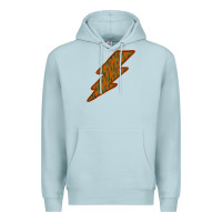 Blue Mist Western Cactus Lightning Orange Background Premium Hoodie - Bettercallsaul