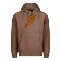 Chestnut Western Cactus Lightning Orange Background Premium Hoodie - Bettercallsaul