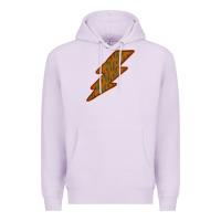 Lilac Western Cactus Lightning Orange Background Premium Hoodie - Bettercallsaul