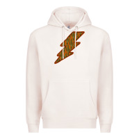 Pale Pink Western Cactus Lightning Orange Background Premium Hoodie - Bettercallsaul