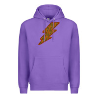 Purple Western Cactus Lightning Orange Background Premium Hoodie - Bettercallsaul