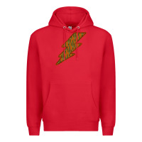 Red Western Cactus Lightning Orange Background Premium Hoodie - Bettercallsaul