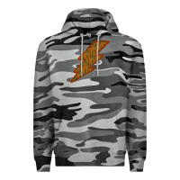 Slate Camo Western Cactus Lightning Orange Background Premium Hoodie - Bettercallsaul
