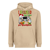 Mushroom i paused my game for christmas Heavyweight Hoodie - MaliasSmallBusiness
