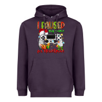 Plum i paused my game for christmas Heavyweight Hoodie - MaliasSmallBusiness