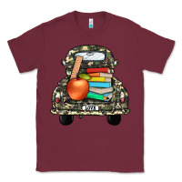 Burgundy farm truck,back to school Classic Tee - JahusDesignShop