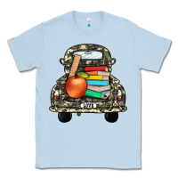 Dusty Blue farm truck,back to school Classic Tee - JahusDesignShop