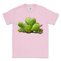 Bubblegum Pink Desert Prickly Pear Cactus Classic Tee - LillyAllenDesigns