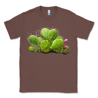 Chestnut Desert Prickly Pear Cactus Classic Tee - LillyAllenDesigns