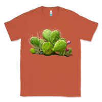 Copper Desert Prickly Pear Cactus Classic Tee - LillyAllenDesigns