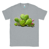 Heather Grey Desert Prickly Pear Cactus Classic Tee - LillyAllenDesigns