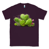 Plum Desert Prickly Pear Cactus Classic Tee - LillyAllenDesigns