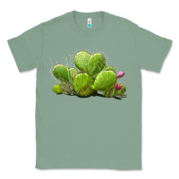 Sage Desert Prickly Pear Cactus Classic Tee - LillyAllenDesigns