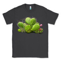 Smoke Desert Prickly Pear Cactus Classic Tee - LillyAllenDesigns